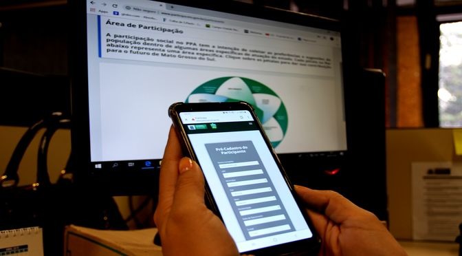 Plataforma incentiva sul-mato-grossense a participar da gestão pública Plataforma incentiva sul-mato-grossense a participar da gestão pública