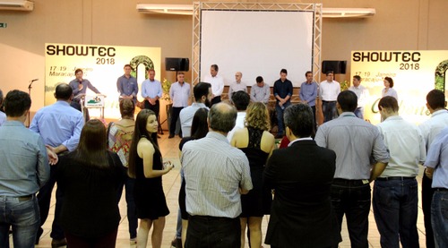 O lançamento da Showtec 2018 aconteceu no Sindicato Rural de Maracaju.
