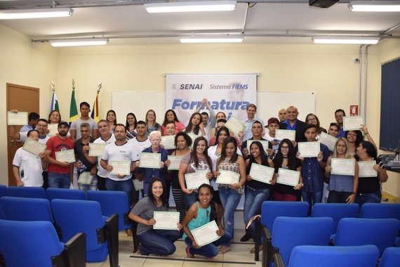 Senai conclui formaturas nas unidades operacionais e certifica mais 228 alunos em três cidades