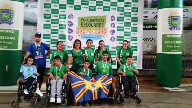Campo Grande é campeão geral na VII Paralímpiadas Escolares de MS Campo Grande é campeão geral na VII Paralímpiadas Escolares de MS