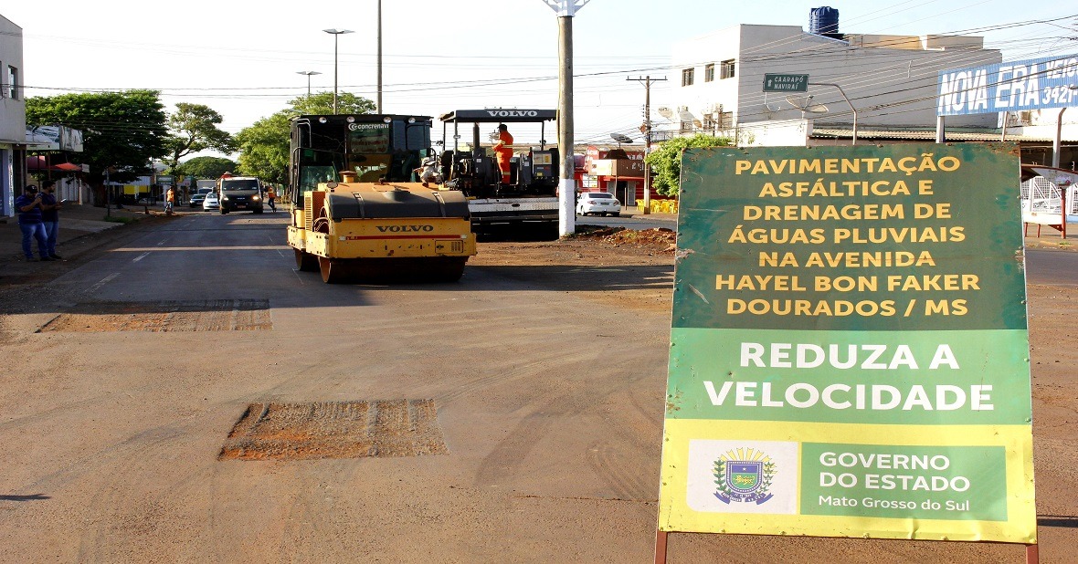 Dourados: obras avançam e revitalização da Hayel Bon Faker está 40% concluída Dourados: obras avançam e revitalização da Hayel Bon Faker está 40% concluída