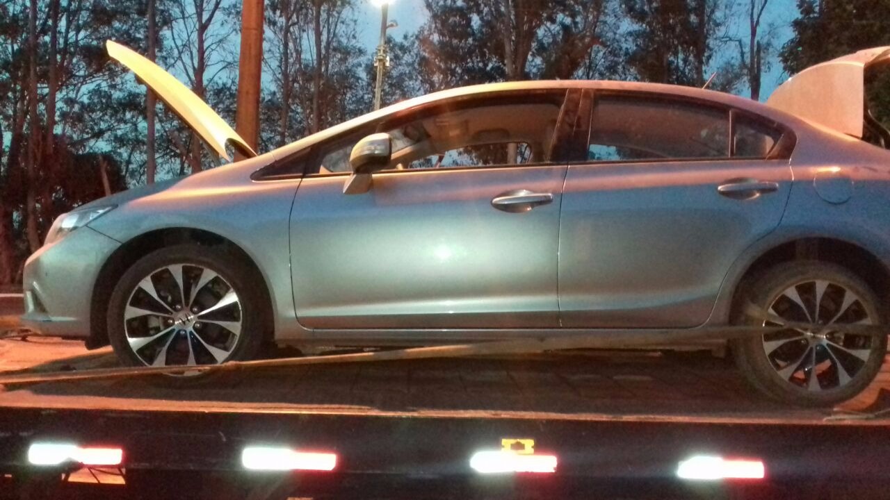 Denúncia leva polícia até veículo abandonado na MS-162 com queixa de furto