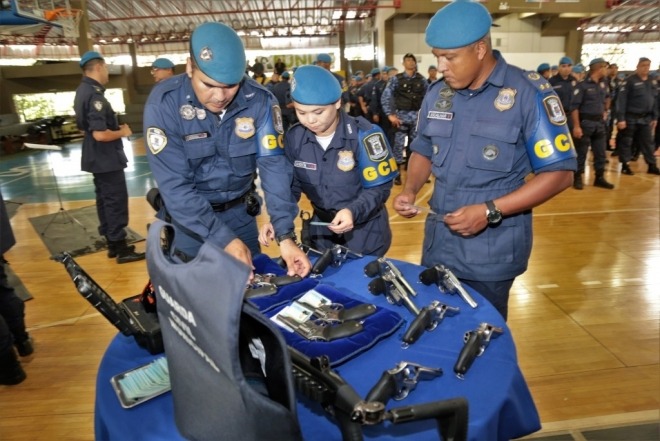 Guarda municipal realiza entrega de armas e identidades funcionais nesta quarta-feira