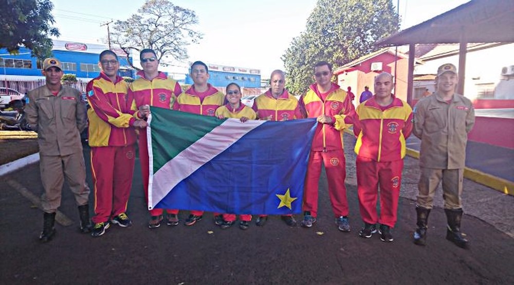 Bombeiros ficam em 9º lugar em competição nacional de salvamento veicular Bombeiros de MS ficaram em 9º lugar na seletiva nacional (Foto: Corpo de Bombeiros de MS/ Divulgação)