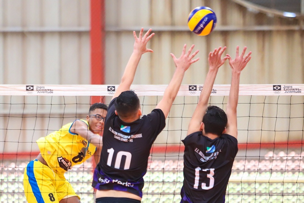 Após título invicto no Regional, equipe de Ponta Porã deu trabalho no voleibol Foto: Fundesporte