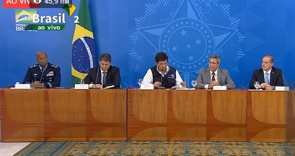 Brasil registra 4.579 casos confirmados de coronavírus e 159 mortes da doença Brasil registra 4.579 casos confirmados de coronavírus e 159 mortes da doença