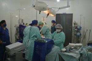 Órgãos captados de guarda municipal vão para Capital, São Paulo e Acre A captação dos órgãos foi realizada na manhã desta quarta-feira (11), no Hospital da Vida- Foto: Weslei Queirós