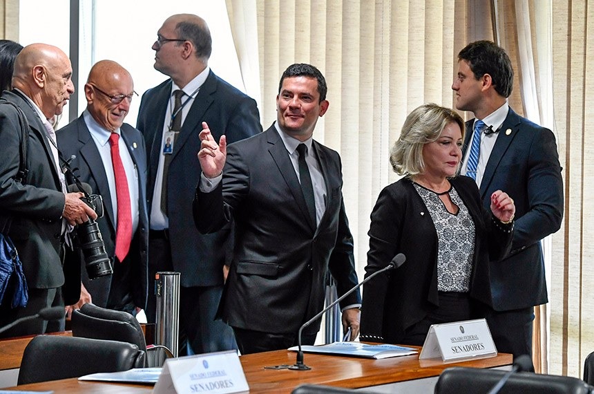 Moro e alguns senadores articularam elaboração de texto que altera o CPP.Edilson Rodrigues/Agência Senado
