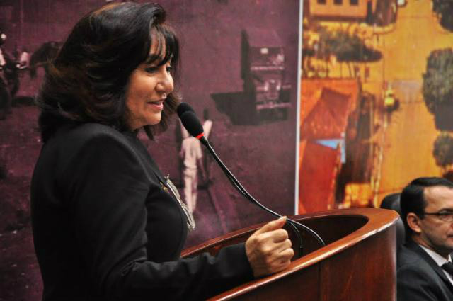Délia Razuk foi vice-presidente na Câmara de Dourados, no período de 2013 e 2014 (Foto – Thiago Morais/CMD)

