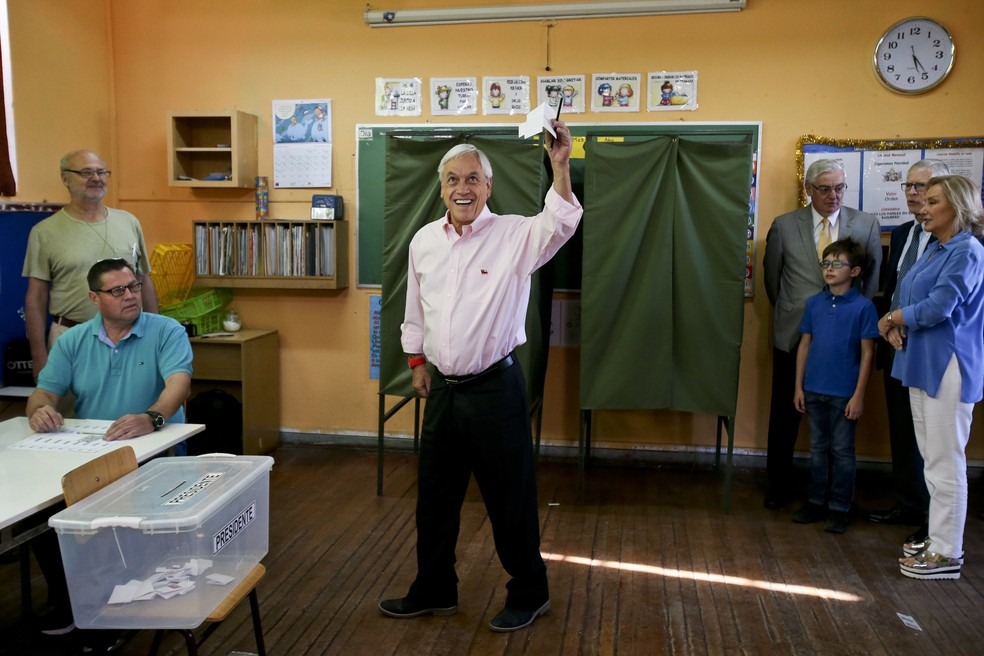 Sebastián Piñera é eleito presidente do Chile pela 2ª vez Sebastián Piñera é eleito presidente do Chile pela 2ª vez