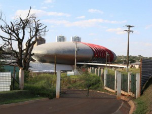 "Economizar e planejar para não ter surpresa", diz Reinaldo a prefeitos Aquário do Pantanal,obra iniciada há anos ainda sem conclusão. (Foto: Fernando Antunes/Arquivo)
