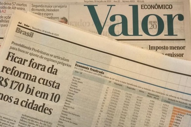 Ficar fora da reforma da previdência custará R$ 170 bilhões aos municípios Ficar fora da reforma da previdência custará R$ 170 bilhões aos municípios