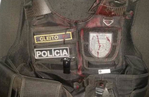 Militar foi atingido por tiro disparado por suspeito (Divulgação/PC MS)