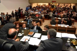 Deputados deixaram o projeto do orçamento para última semana, antes do recesso (Foto: Assessoria/ALMS)