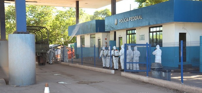 Posto esdras em corumbá passa por descontaminação