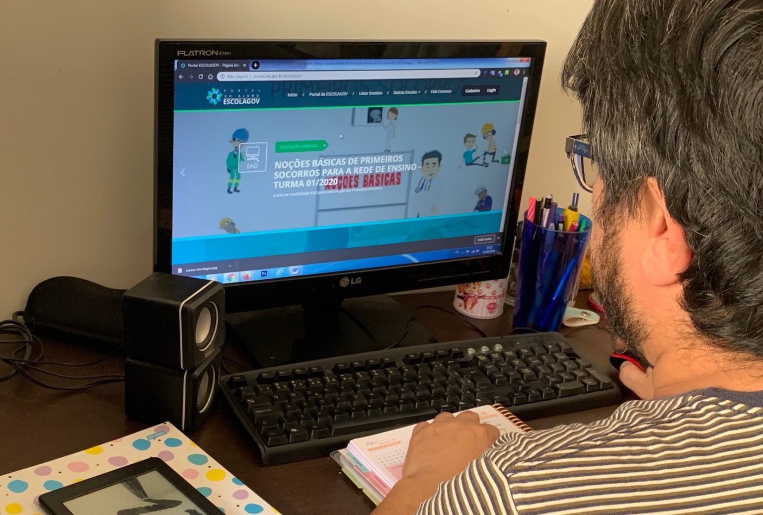 Teletrabalho reforça oportunidade de formação através de 24 cursos EaD da Escolagov Divulgação / SAD