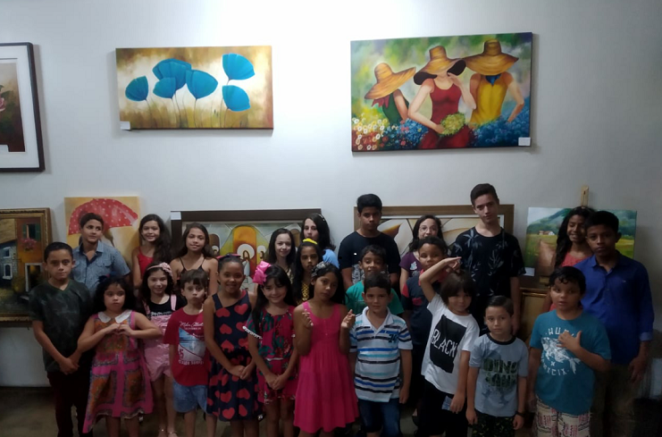 Beco das Artes Ateliê expõe arte dos alunos do projeto Palco para Todos Divulgação