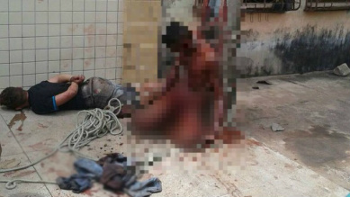 Adolescente que estava com homem linchado no Maranhão se fingiu de morto para sobreviver Adolescente escapou de linchamento se fingindo de morto Foto: Biné Moraes