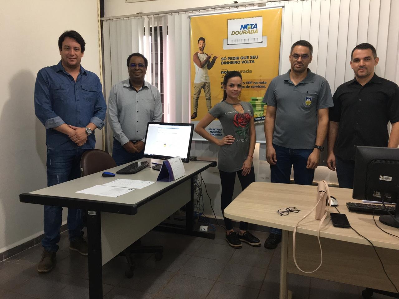 Campanha Nota Dourada tem sorteios suspensos Último sorteio da campanha Nota Premiada aconteceu dia 20 de março; sorteios estão suspensos por 90 dias. Divulgação/Sefaz