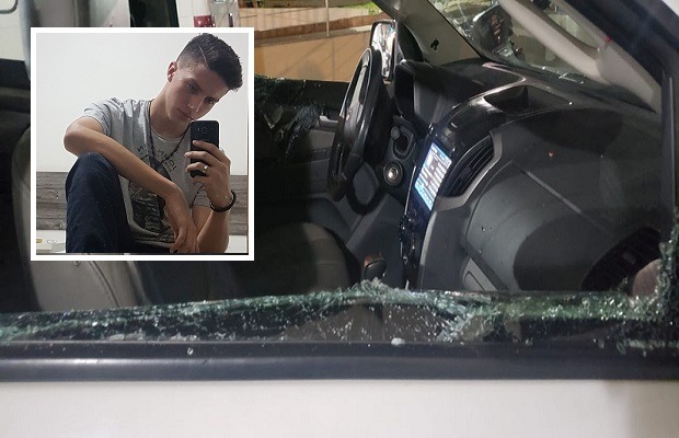Justiça decreta prisão de envolvidos em milícia por morte de filho de PM Caminhonete onde estava Matheus Xavier, de 19 anos, foi morto no dia 9 de abril deste ano, com tiros de fuzil AK-47