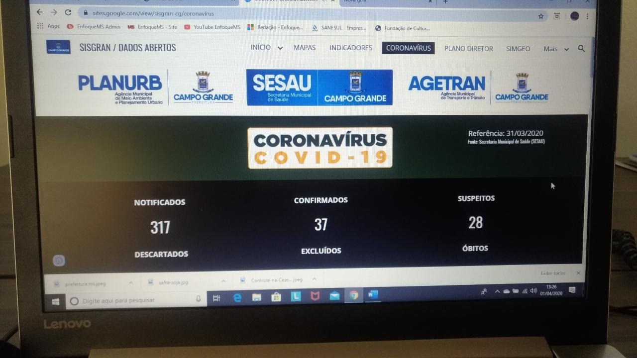 Reprodução do acesso aos dados principais e mais relevantes do município / Jéssica Honório