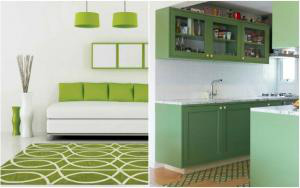 Dá sim para usar o verde na decoração de forma mais discreta. Foto: Divulgação
