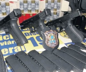 As armas estavam sendo levadas para o Rio - Divulgação