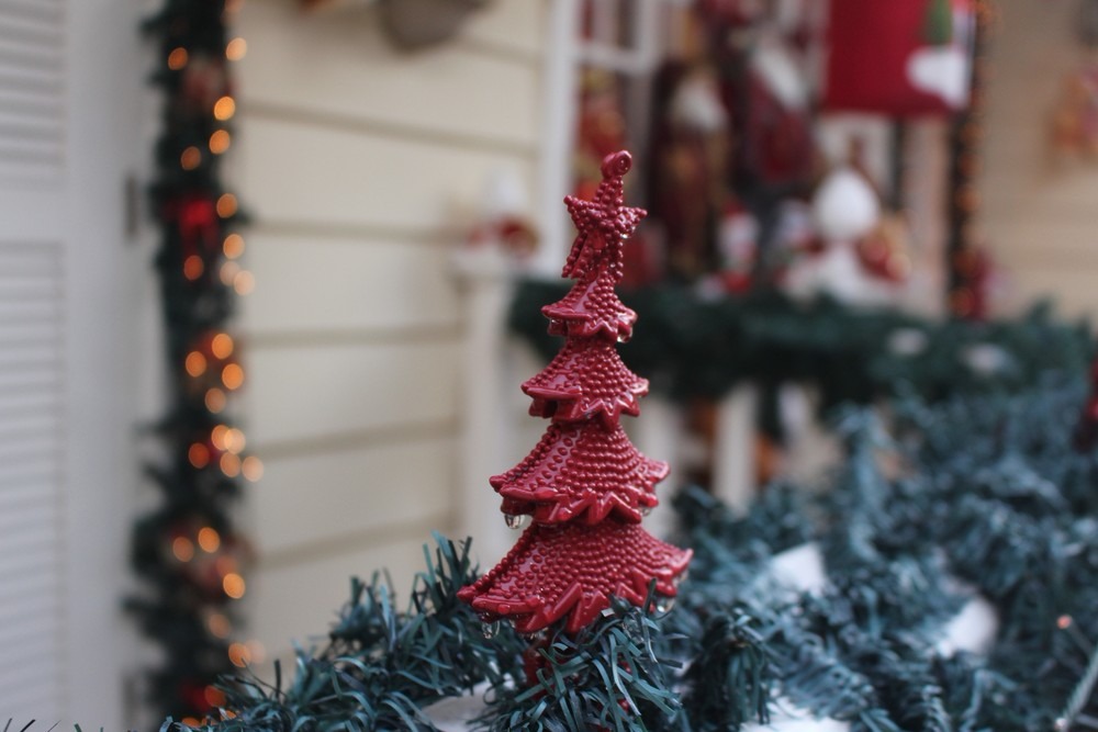 Casa enfeitada com decoração de Natal em Campo Grande (Foto: Arquivo/Glaucea Vaccari)