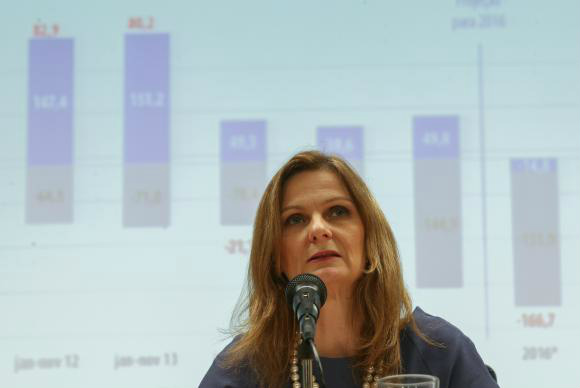 A secretária do Tesouro Nacional, Ana Paula Vescovi, divulga resultado primário do Governo Central no mês de novembro Fabio Rodrigues Pozzebom/Agência Brasil