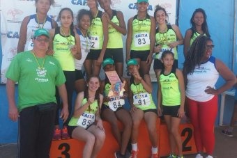 Atletismo feminino de Três Lagoas conquista título estadual na categoria mirim Equipe Campeã Estadual