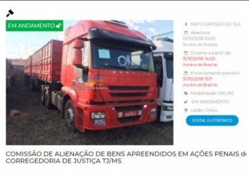 Interessados podem consultar os veículo pelo site