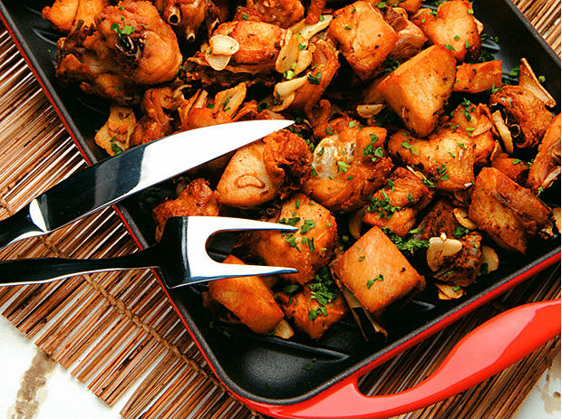 Frango à passarinho
