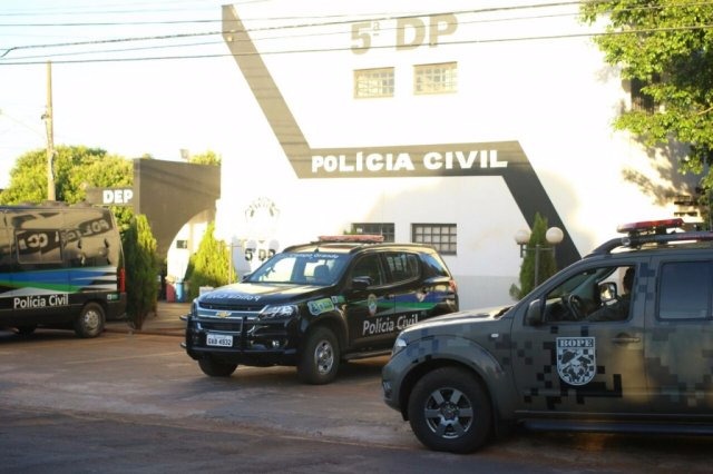 Gaeco deflagra Operação Fronteira em MS, MT e Goiás Em Campo Grande, presos foram levados para a Depac Piratininga. (Foto: André Bittar)
