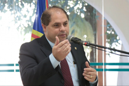 vereador Mario Cesar Autor do Projeto
 (Foto: Izaias Medeiros/Câmara Municipal)