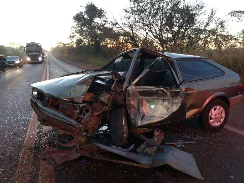 Acidente deixa motorista em estado grave e trânsito na BR-463 fica conturbado Ddosnews