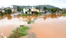 Cidade de Francisco Beltrão (PR) é atingida por fortes chuvas Divulgação/Prefeitura de Francisco Beltrão