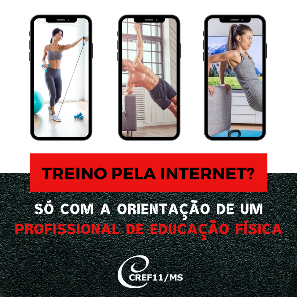 Conselho de Educação Física alerta sobre riscos de exercícios online Divulgação