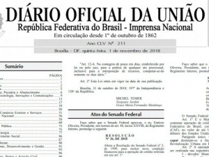 Governo começa a cobrar pelo acesso ao Diário Oficial da União a partir de hoje