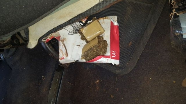 Droga apreendida com a quadrilha (Foto: Porã News)
