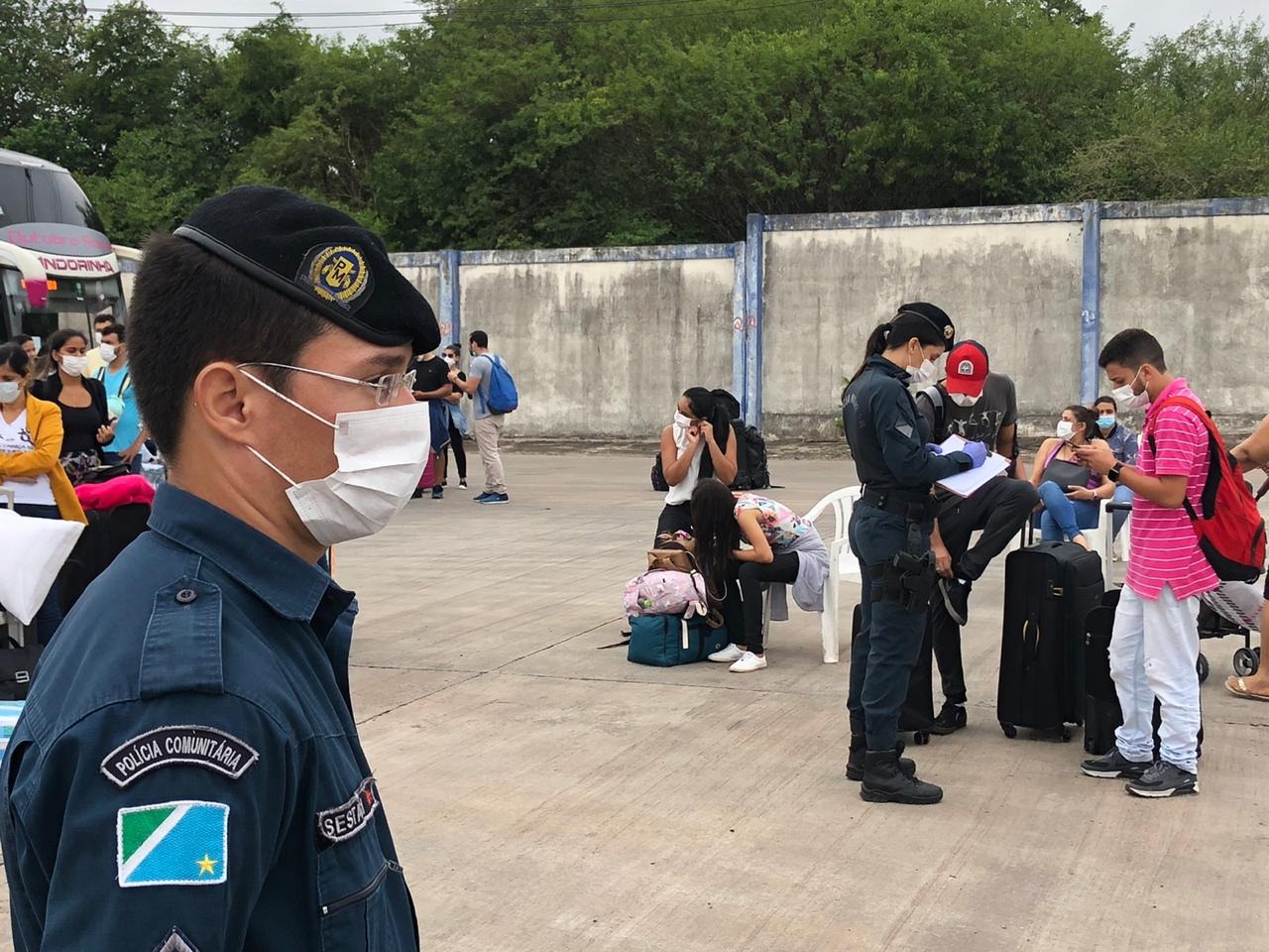 Com reforço de helicóptero, PM participa da Operação de repatriação dos brasileiros