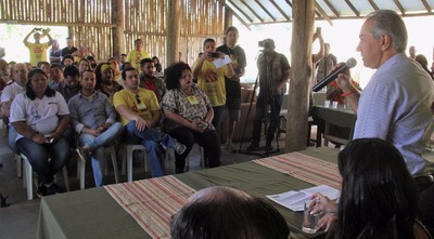 Em Bonito, Reinaldo Azambuja abriu Seminário de Cultura, Turismo e Cidadania.
