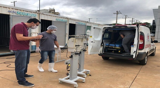 Ação conjunta vai consertar respiradores que estão sem uso em MS