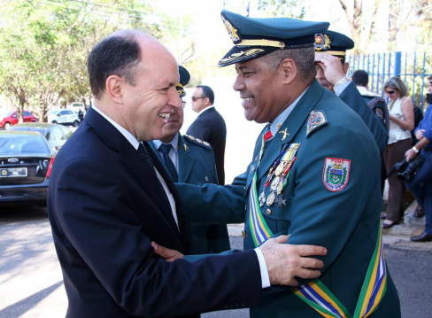 Foto: Victor Chileno AL/MS
Cerimônia comemorou os 180 anos da Polícia Militar em Mato Grosso do Sul.