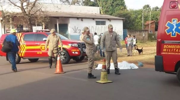 Pedreiro é morto a facada no Jardim Noroeste A vítima estava a caminho do trabalho. Osvaldo Nóbrega/TV Morena