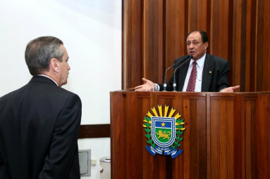Foto: Victor Chileno AL/MS
Na tribuna, Zé Teixeira lembrou silêncio do ministro sobre reintegrações de posse