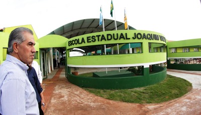 Reinaldo Azambuja concluiu a Escola Estadual Joaquim Vaz de Oliveira, em Indápolis (Dourados), iniciada em 2014. Foto: Chico Ribeiro

