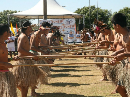 9ª edição dos Jogos Indígenas terá a participação de seis etnias Jogos reúnem as comunidades indígenas em competições esportivas e também jogos tipicamente indígenas.
(Foto: Divulgação)