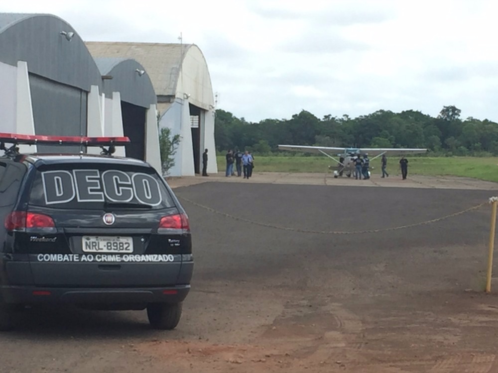 Polícia conclui inquérito sobre adulteração de aeronaves no Estado Operação Ícaro deflagrada em outubro de 2015, em Campo Grande (Foto: Gabriela Pavão)