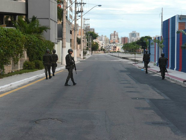 Exército atua nas ruas da Grande Vitória (Foto: Divulgação/ Sesp)