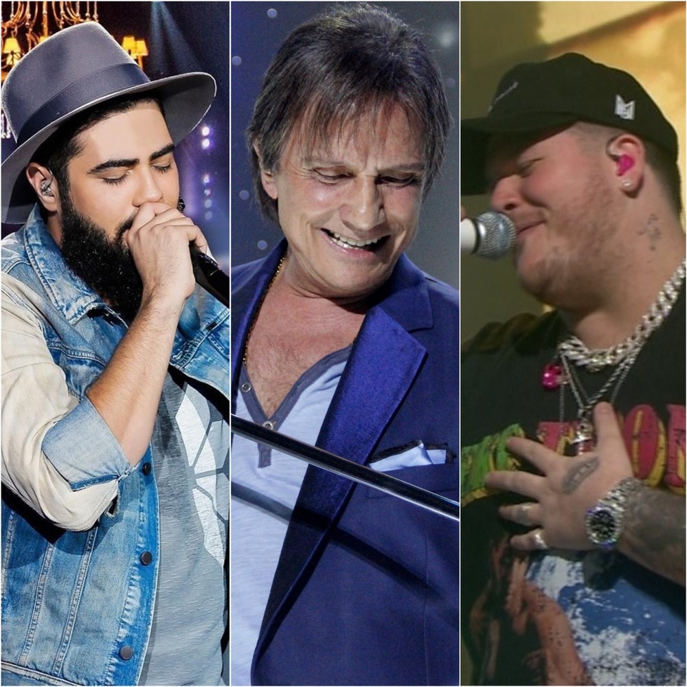 Henrique e Juliano, Roberto Carlos e Ferrugem fazem lives neste domingo (19).  Divulgação